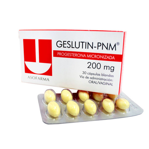 Geslutin Pnm 200MG x 30 Cápsulas SN