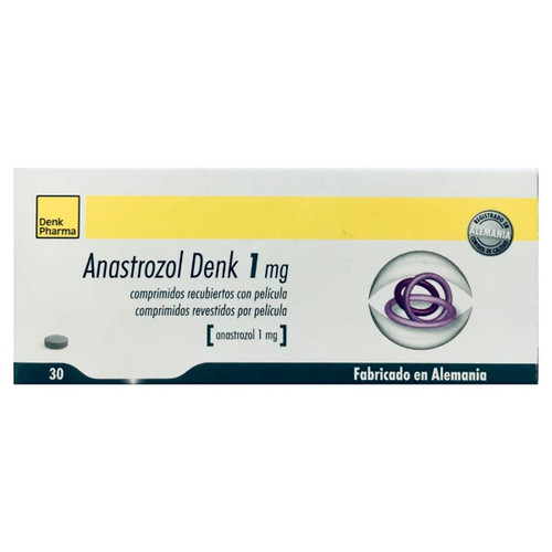 ANASTROZOL DENK 1MG X 30 COMPRIMIDOS.