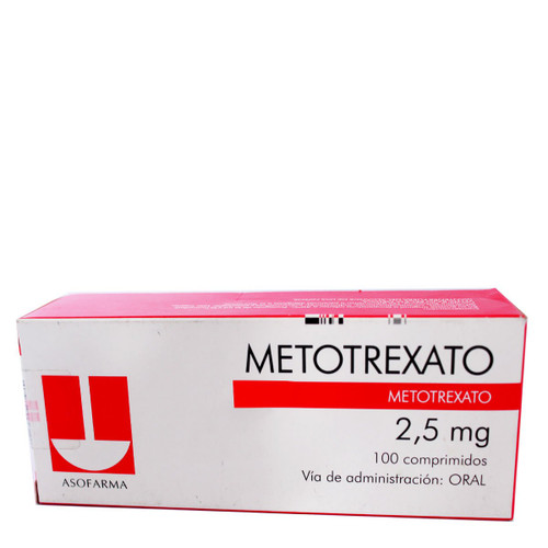 METOTREXATO 2.5MG X 100 COMPRIMIDOS