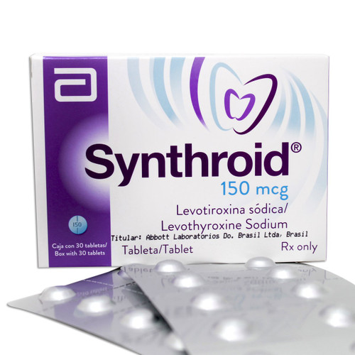 SYNTHROID 150MCG X 30 TABLETAS.