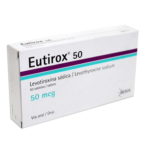 Eutirox 50MCG x 50 Tabletas SN