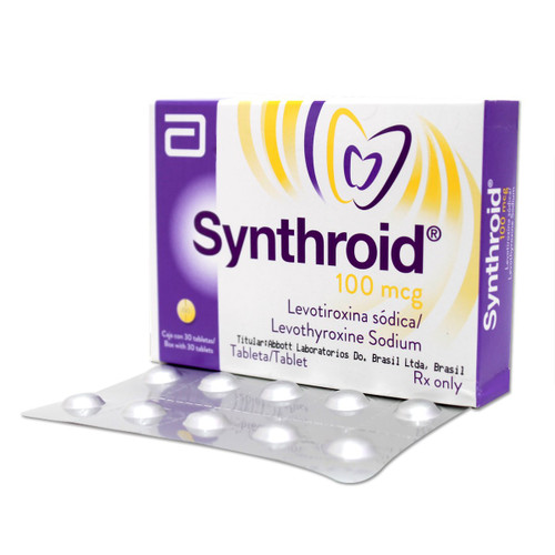 SYNTHROID 100MCG X 30 TABLETAS.