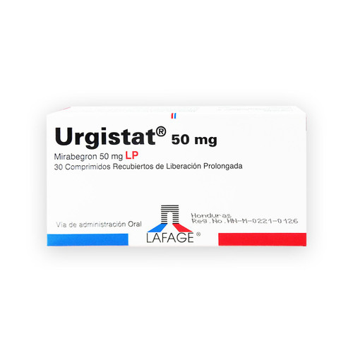 Urgistat 50MG Caja x 30 Comprimidos SN