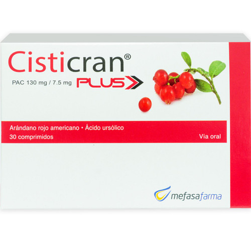 Cisticran Plus Pac 130MG/7.5MG Caja 30 Comprimidos SN