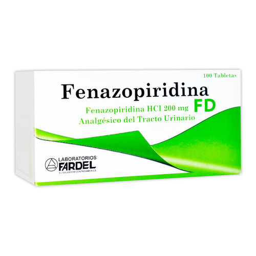 Fenazopiridina Fardel 200MG x 1 Tableta SN