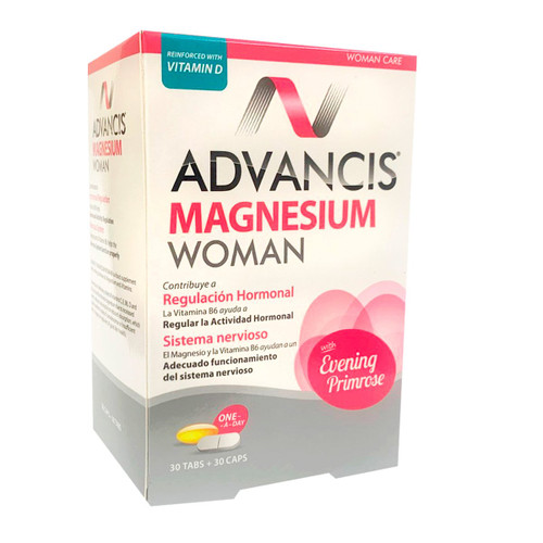 MAGNESIUM WOMAN X 30 DOSIS DE 1 TABLETA +1 CAPSULA.