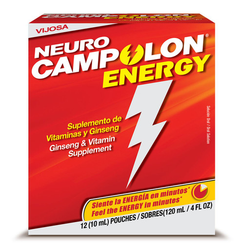 NEURO CAMPOLON ENERGY X 12 SOBRES DE 10ML