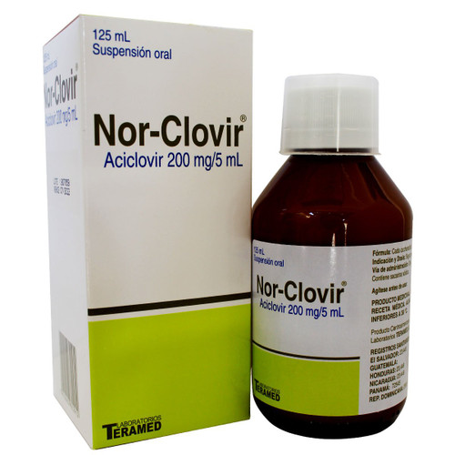 Nor-Clovir Suspensión Oral Frasco 125ML SN