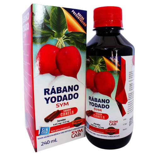 Rabano Yodado S&M Jarabe 240ML SN