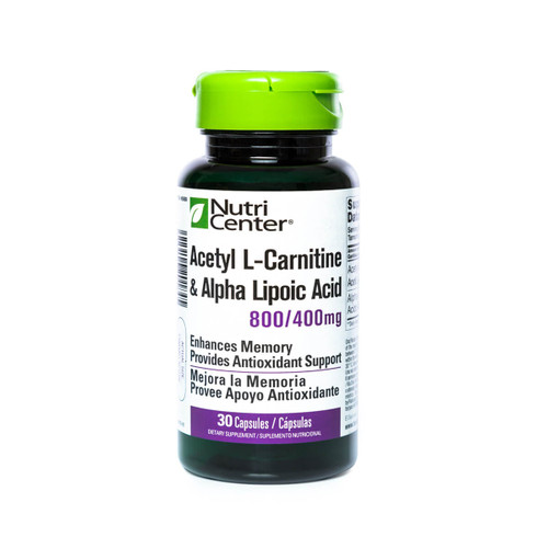Acetyl L-Carnitine & Alpha Lipoic Acid 800/400Mg