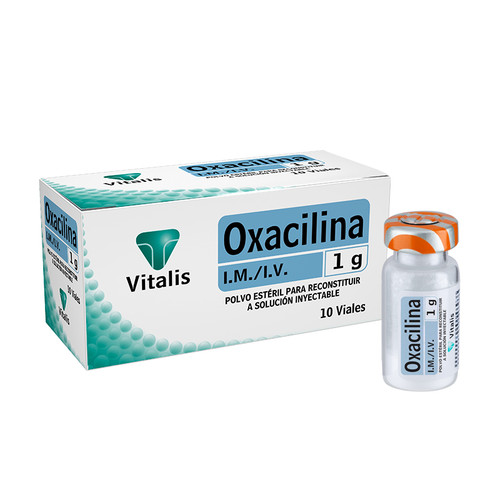 Oxacilina Vitalis 1GR IM IV Caja x 10 Ampollas