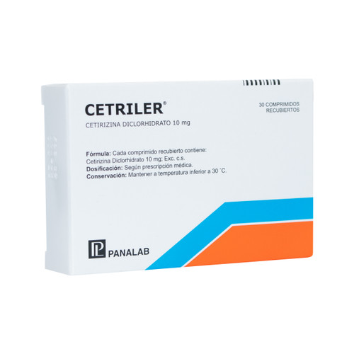 Cetriler 10mg 1 de 30 Comprimidos