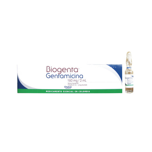 Biogenta Inyectable 160MG/2ML Ampolla 2ML FV