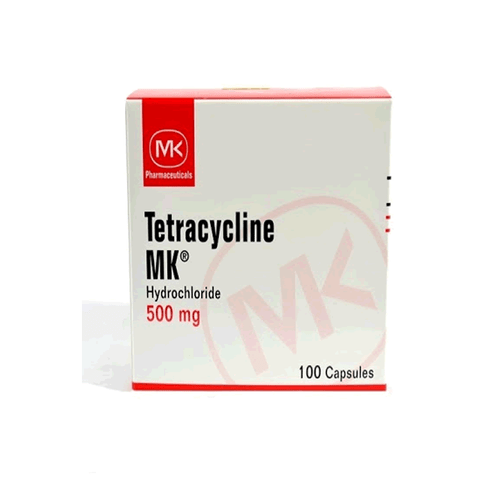 Tetraciclina 500mg MK 1 de 100 capsulas