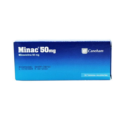 Minac 50MG x 30 Tabletas FV
