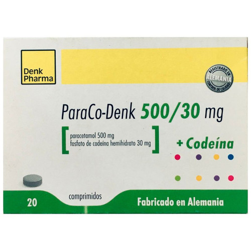Paraco-Denk 500/30MG x 20 Comprimidos FV