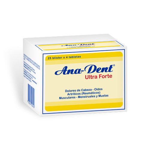 Ana-Dent Ultra Forte Blister x 4 Tabletas FV