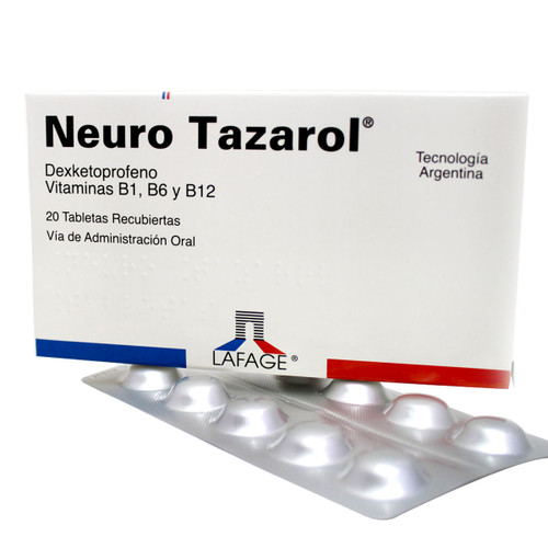 Neuro Tazarol 1 de 20 Tabletas