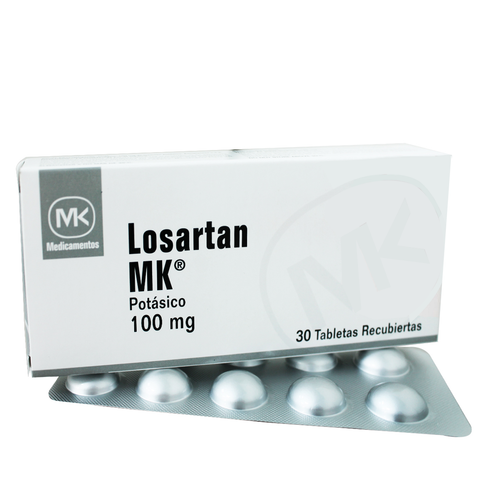 Losartan MK 100MG x 30 Tabletas FV