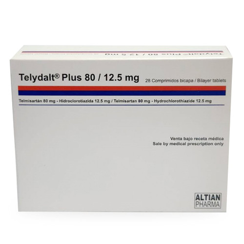 Telydalt Plus 80MG/12.5MG x 28 Comprimidos FV