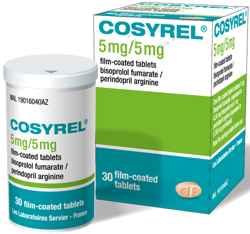 Cosyrel 5MG/5MG Frasco x 30 Tabletas FV