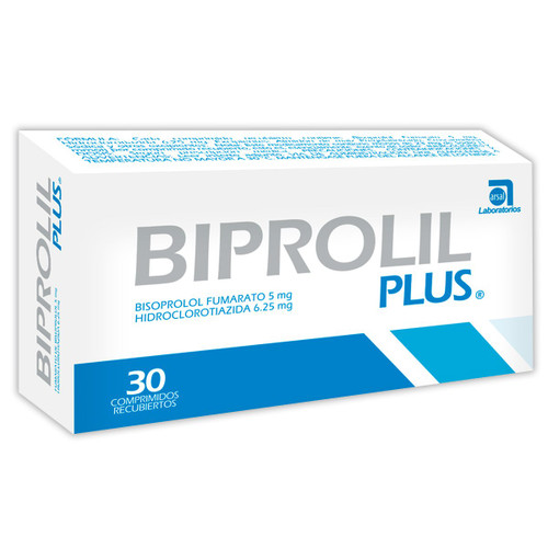 Biprolil Plus 5mg/6.25 30 Comprimidos Recubiertos