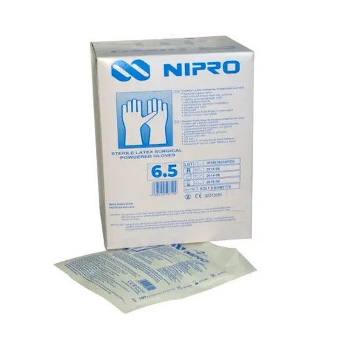 Guantes Estériles Nipro Talla 6.5 x 1 Par FV