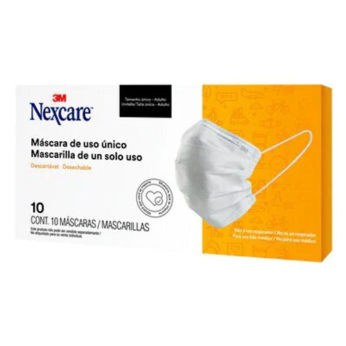 Mascarilla Desechable Nexcare Caja x 10 Unidades FV