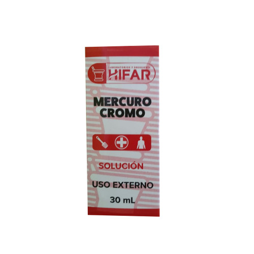 Mercuro Cromo Hifar Frasco 30ML FV