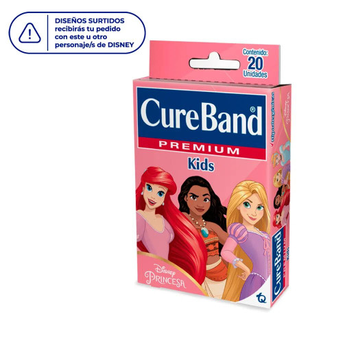 CureBand Kids Disney Princesas Caja x 20 Unidades FV