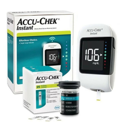 Accu-Chek Instant Glucómetro + 25 Test Trips FV