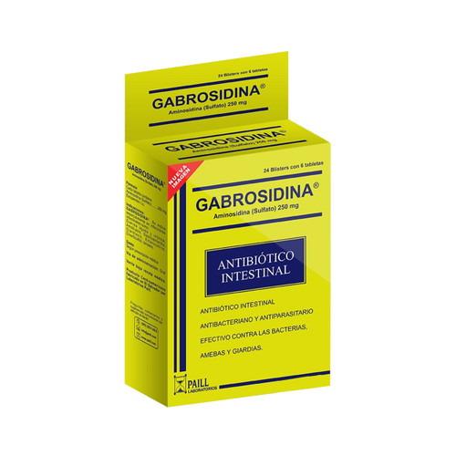Gabrosidina 250mg 1 de 144 Tabletas