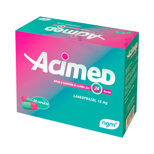 Acimed 15mg 1 de 25 Sobres Por 2 Tabletas