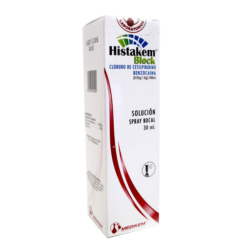 Histakem Block Spray Bucal Frasco 30ML FV