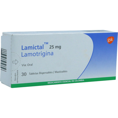 Lamictal 25MG x 30 Tabletas FV