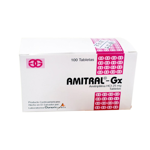Amitral GX x 10 Tabletas FV