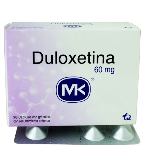 Duloxetina MK 60MG x 28 Cápsulas FV