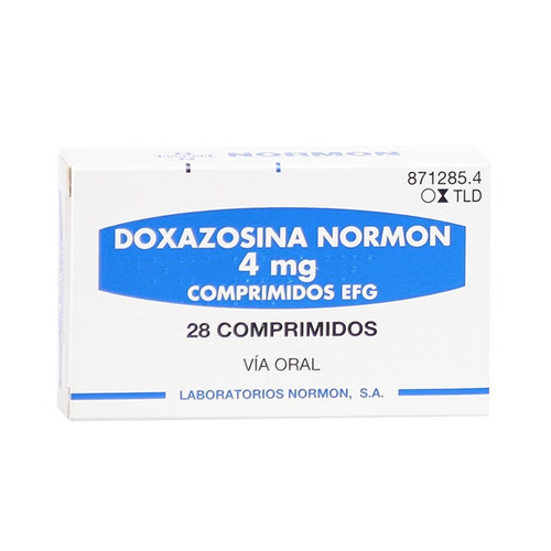 Doxazocina 4mg Normon 1 de 2 Blisters Por 14 Tabletas