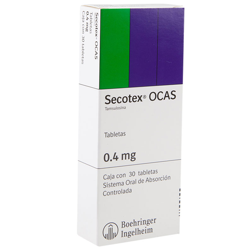 Secotex Ocas 0.4MG x 30 Tabletas FV