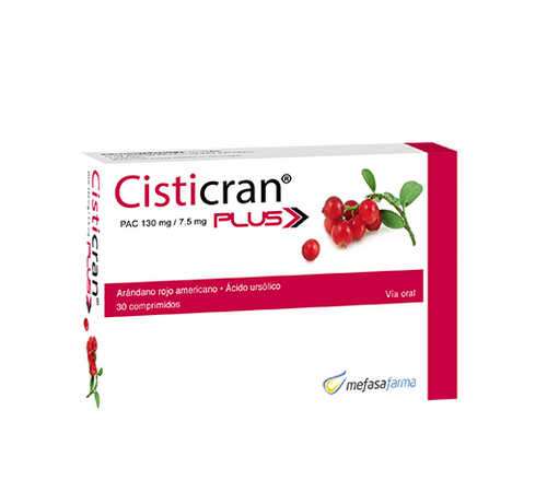 Cisticran Plus Pac 130MG/7.5MG Caja 30 Comprimidos FV