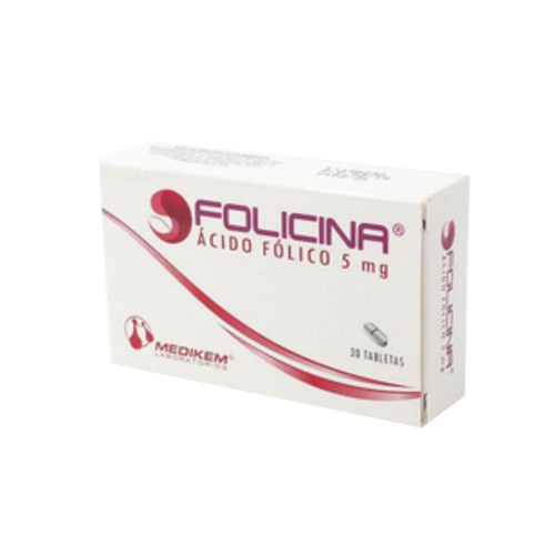Folicina 5MG x 30 Tabletas FV