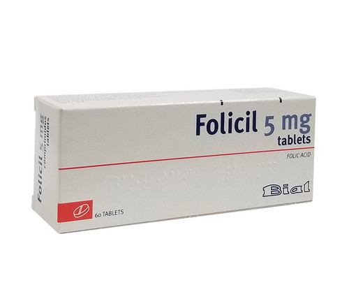 Folicil 5MG Caja x 60 Comprimidos FV