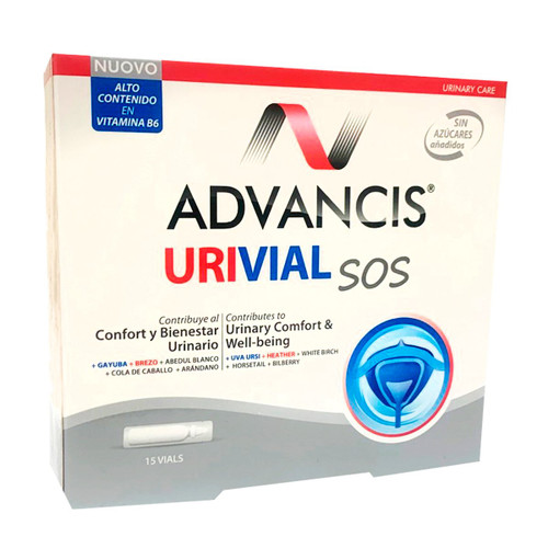 Advancis Urivial Caja 15 Viales Bebibles