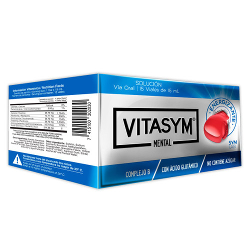 Vitasym Mental 15 Viales de 15ml