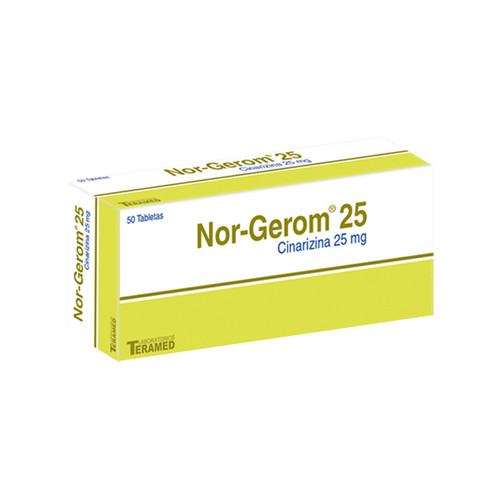 Nor-Gerom 25MG x 50 Tabletas FV