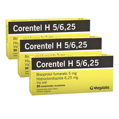 Corentel H 5/625mg 30 Comprimido Recubiertos (2+1)