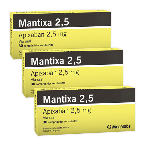 Mantixa 2.5mg 30 Comprimidos Recubiertos (2+1)