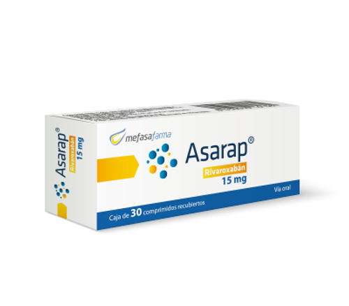 Asarap 15MG Caja x 30 Comprimidos FV