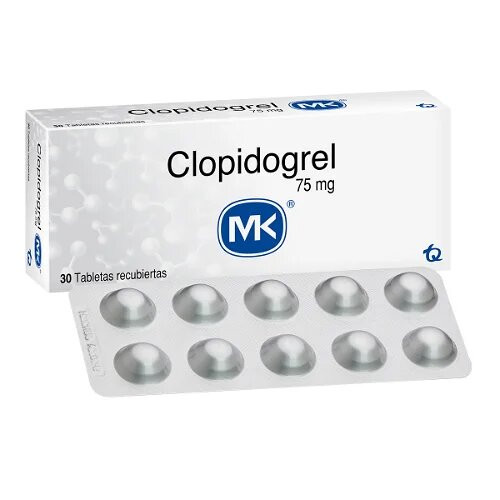 Clopidogrel MK 75MG Caja x 30 Tabletas FV