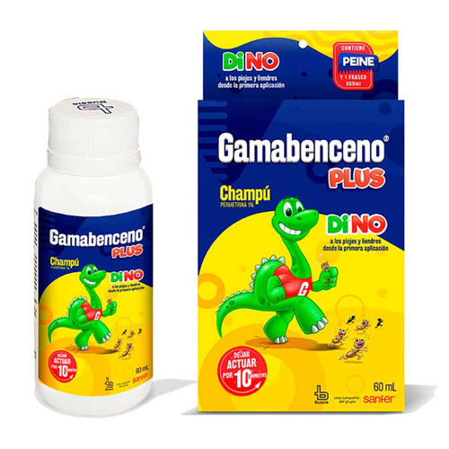 Gamabenceno Plus Shampoo Frasco 60ML FV